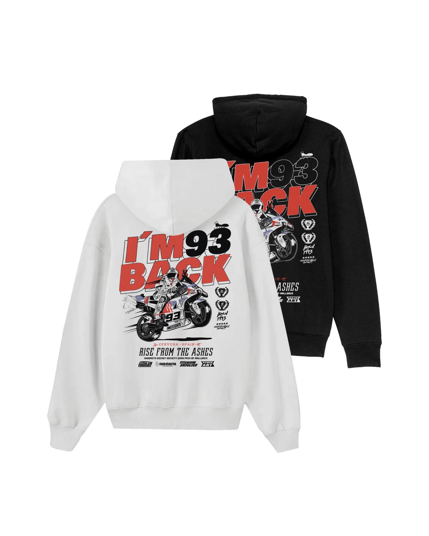 HOODIE 'I AM BACK 93'