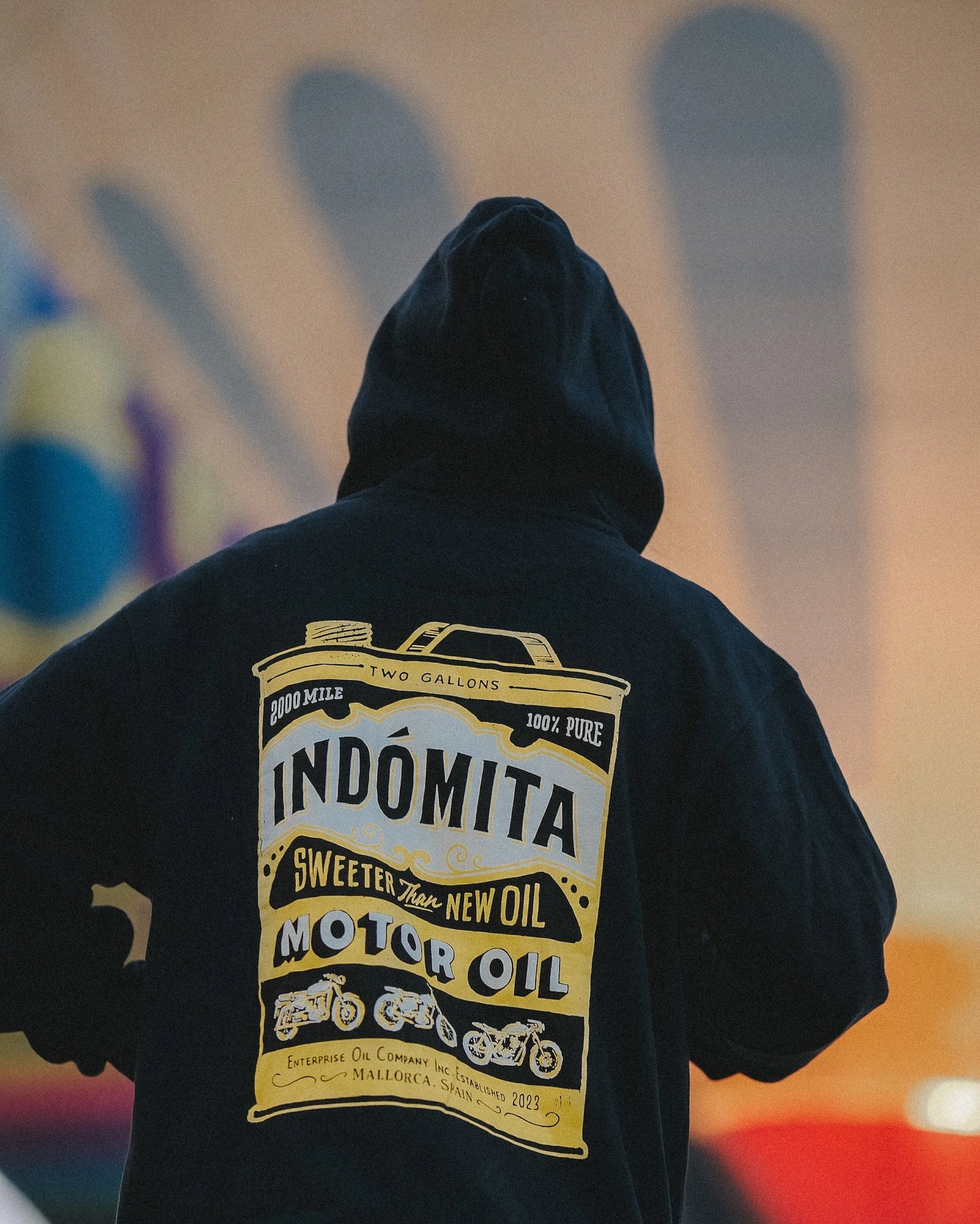 HOODIE 'MOTOR OIL'