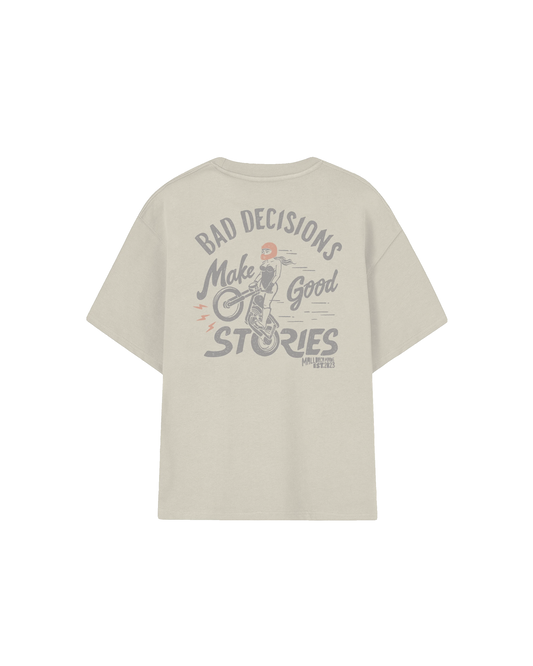 T-SHIRT 'BAD DECISIONS'